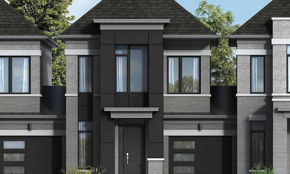New homes at Fernbrook Towns at Glen Abbey Encore development by Fernbrook Homes in Oakville, Ontario
