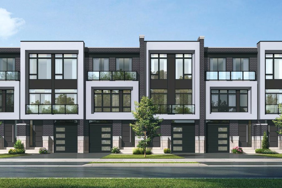 Official Freehold Townhomes render for Lifestyles of South East Oakville