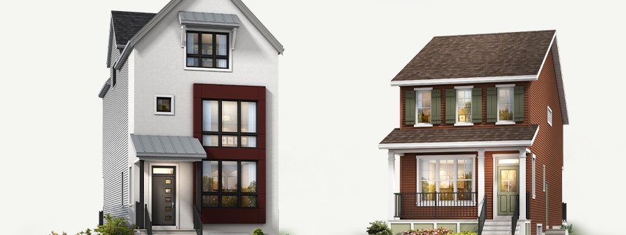 New homes at Rangeview Section 23 development by Homes By Avi in Calgary, AB