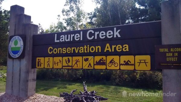 Laurel Creek Conservation Area Sign