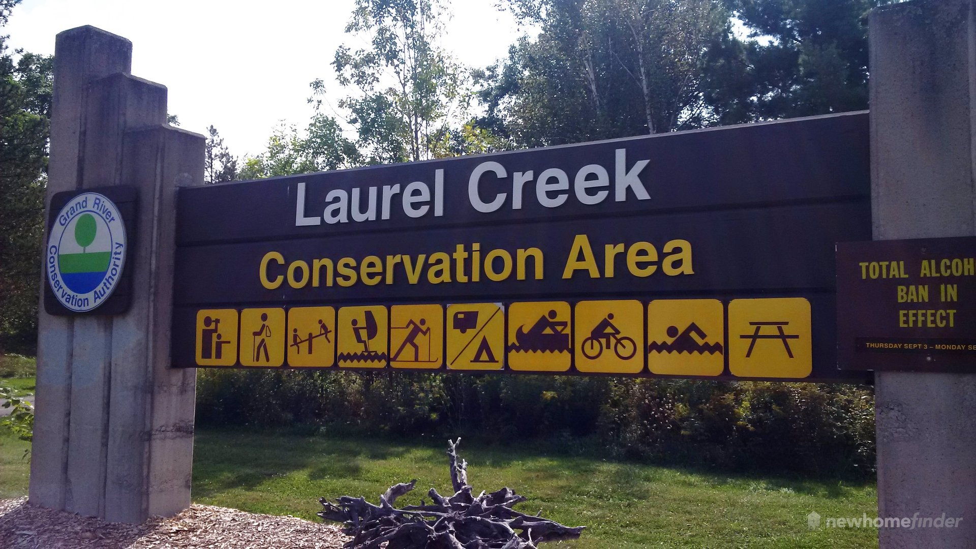 Laurel Creek Conservation Area Sign