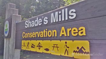 Shade's Mills sign