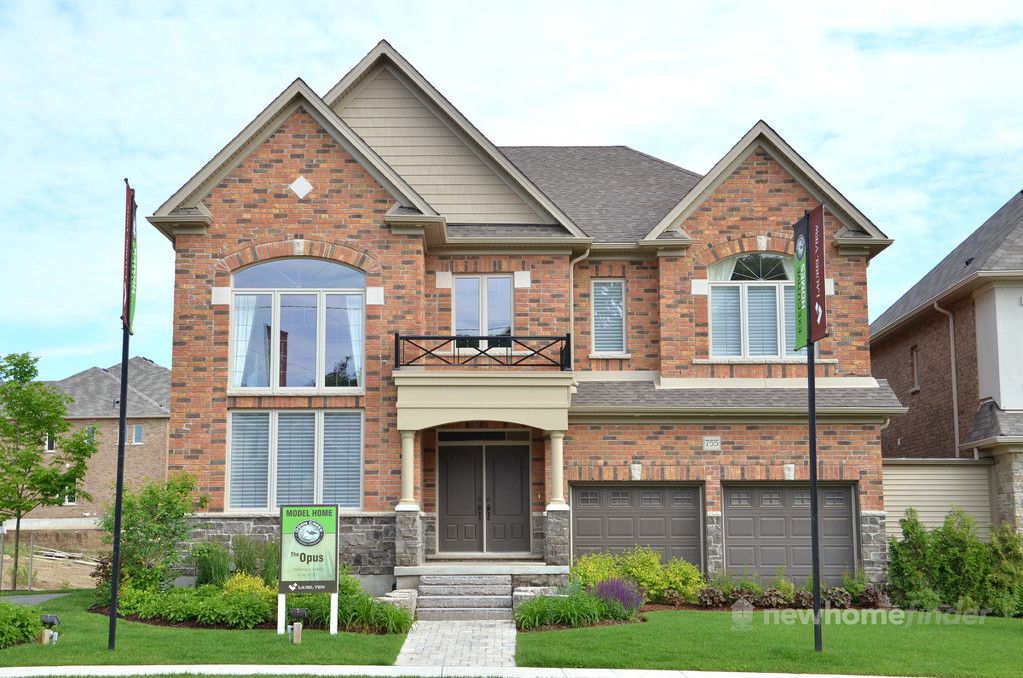 New homes at Moffat Creek development by Laurel View in Cambridge, Ontario