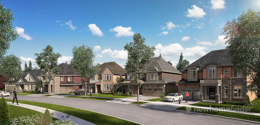 New homes at Glenway (Lk) development by Lakeview Homes in Newmarket, Ontario
