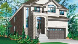 Detached home exterior rendering for Hampshire Place by Silvestri Homes