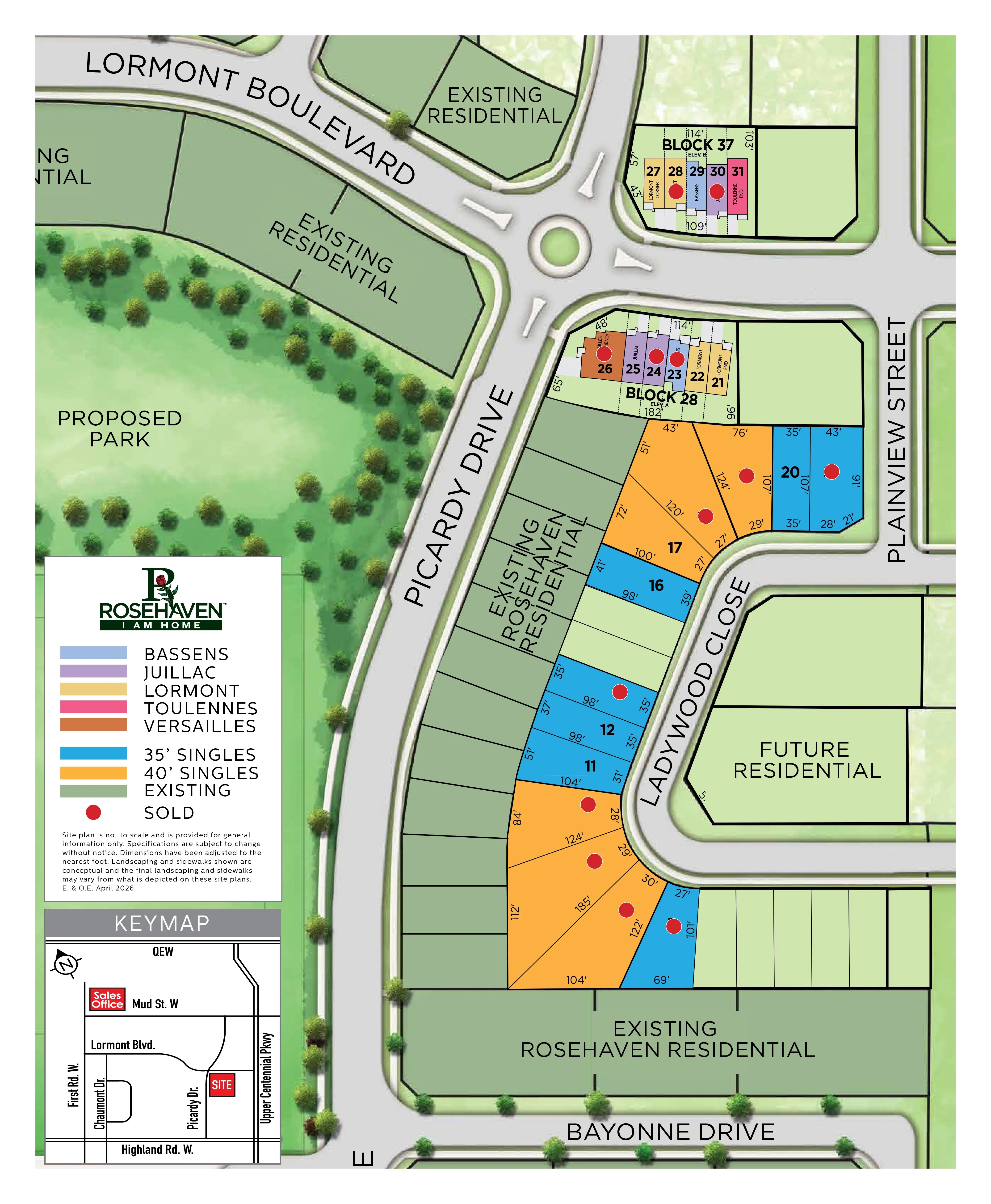 On the Ridge site plan