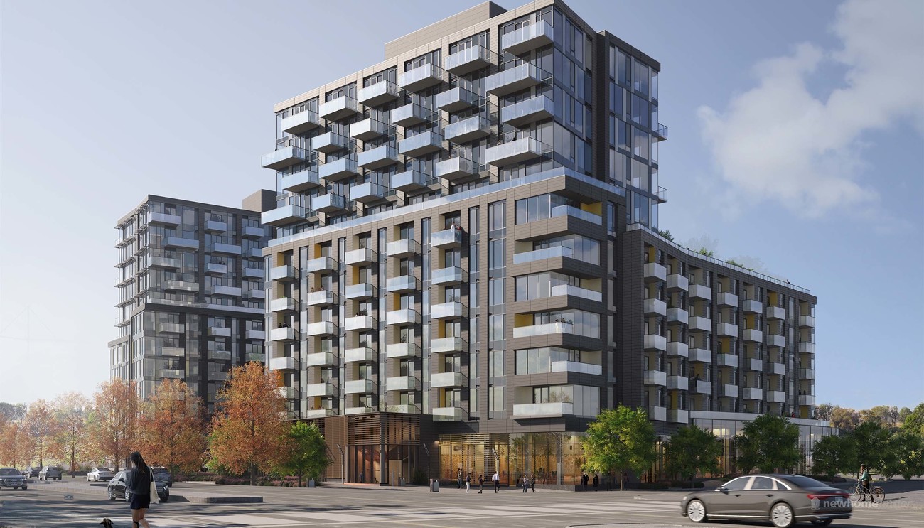 New homes at Clockwork at Upper Joshua Creek development by Mattamy Homes in Oakville, Ontario