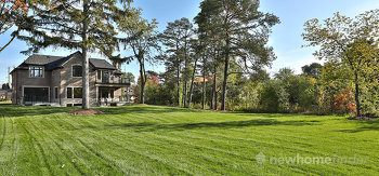 Huge backyards