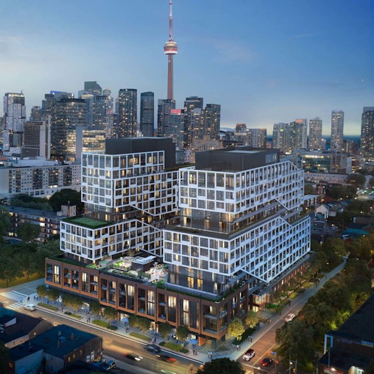 New homes at MRKT development by Tridel in Toronto, Ontario