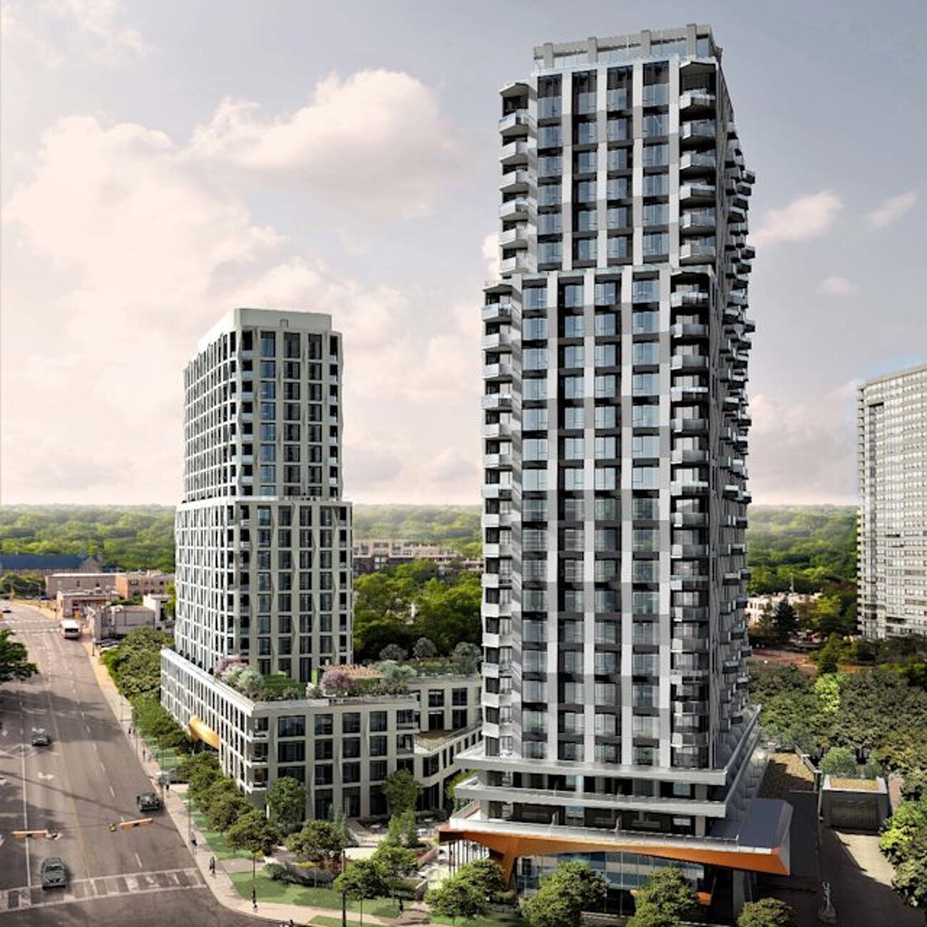 New homes at Westerly development by Tridel in Etobicoke, Ontario