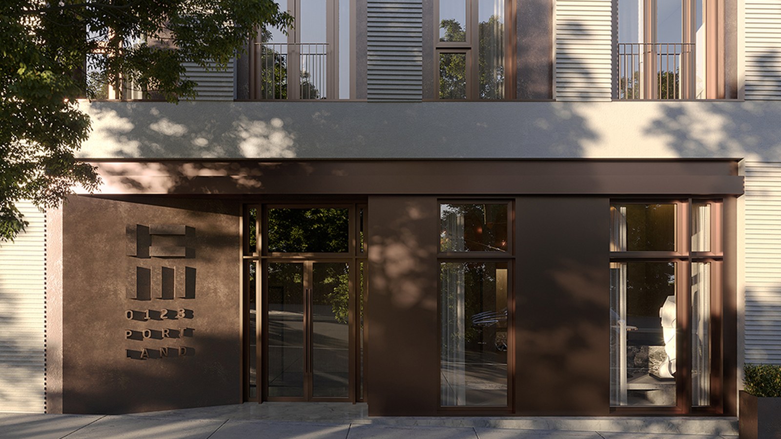 123 Portland lobby by Minto Communities