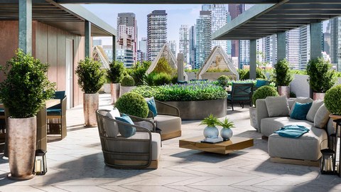 123 Portland rooftop terrace