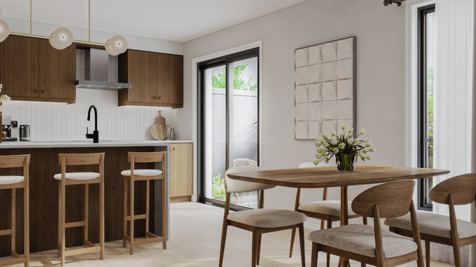 Interior rendering at The Heights of Harmony by Minto Communities