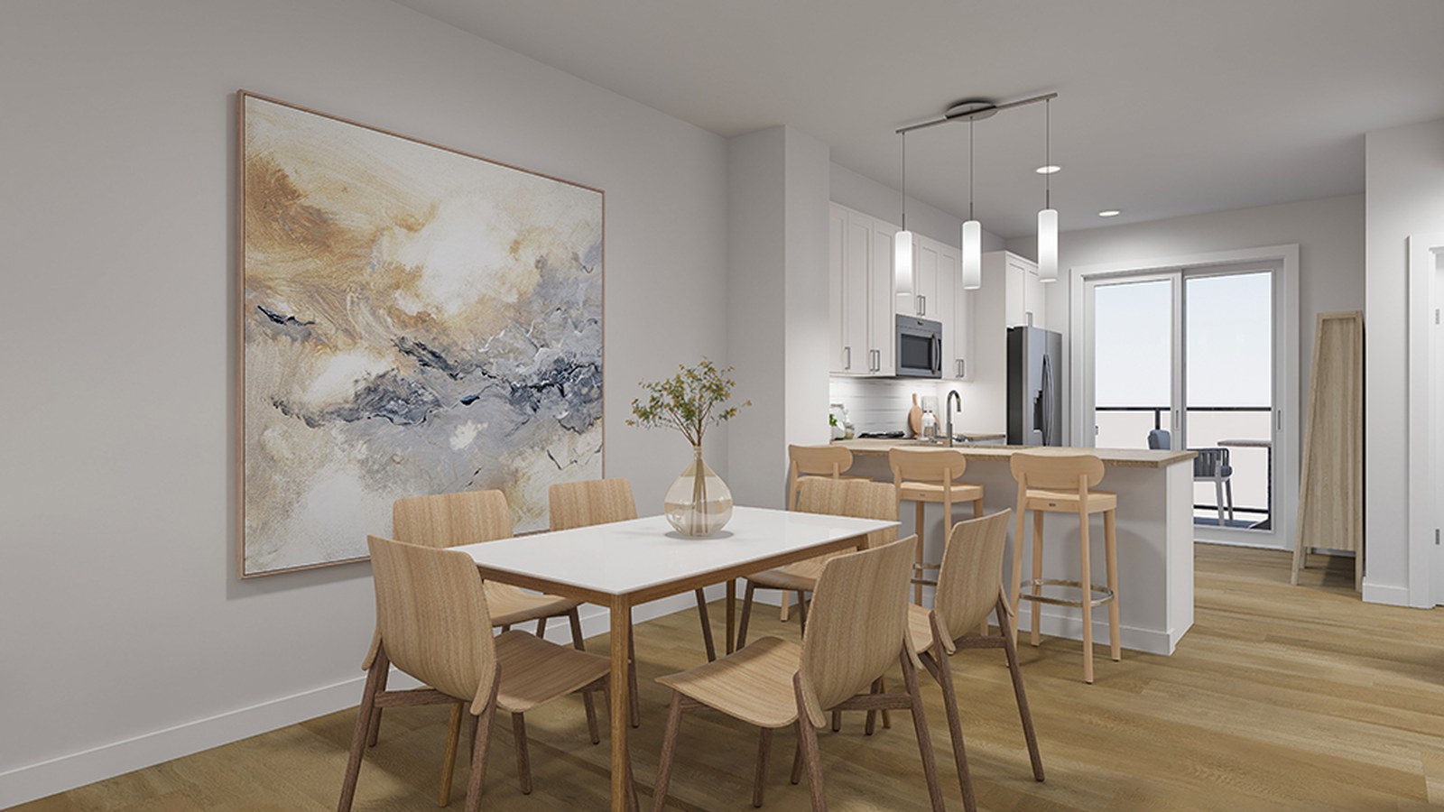 Woodland at Alpine Park townhome interior