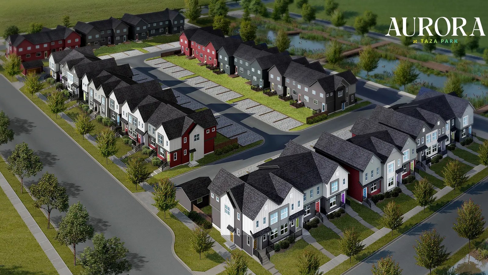 Aurora at Taza Park community rendering