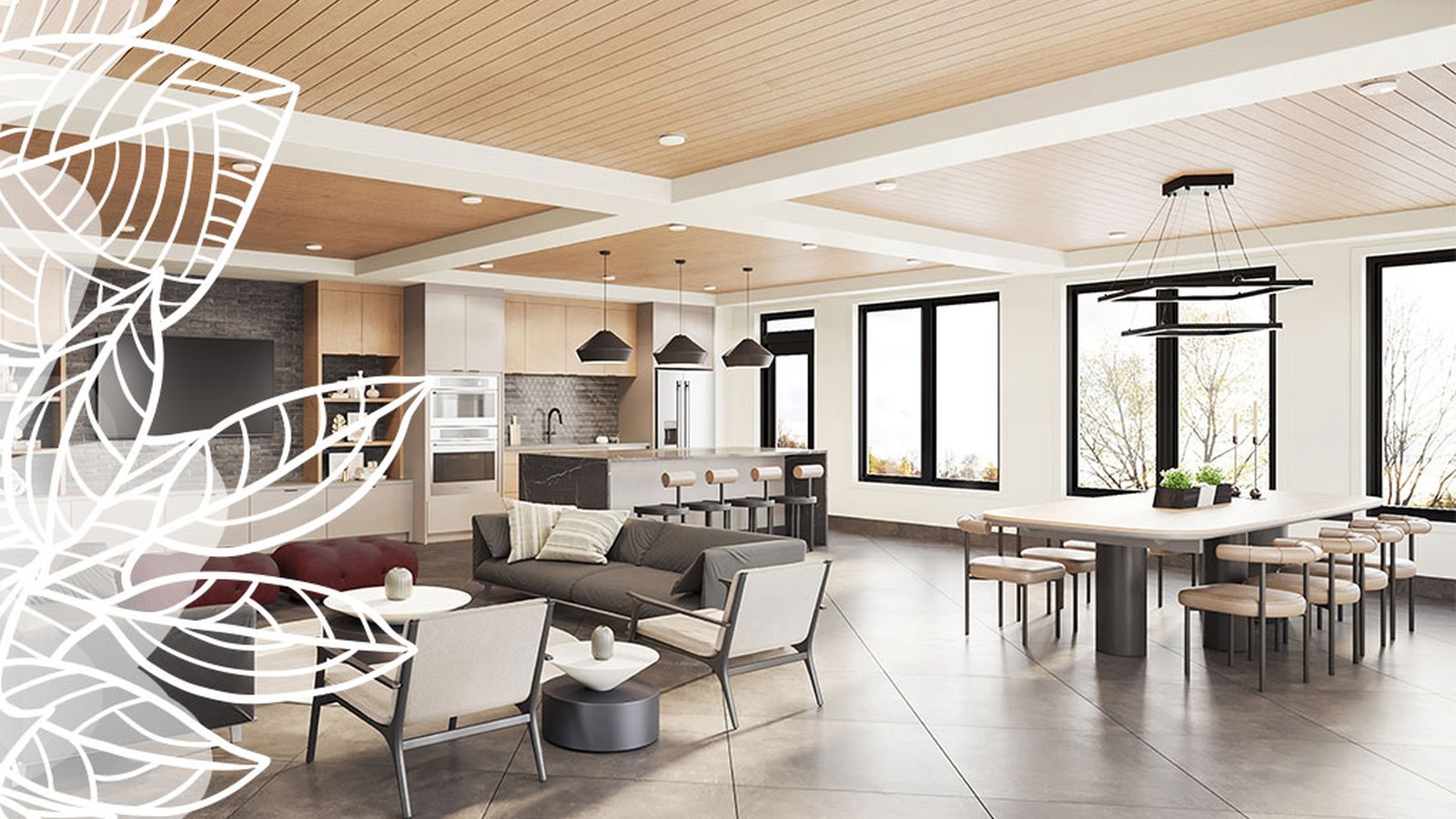 Autumn in University District amenity interior