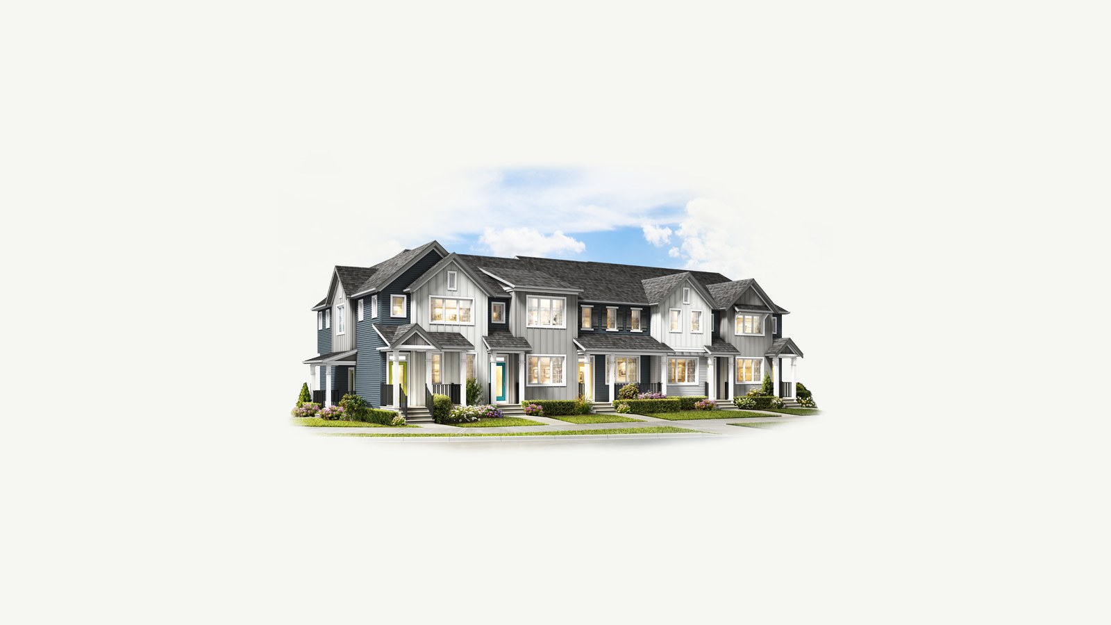 Belmont townhome exterior