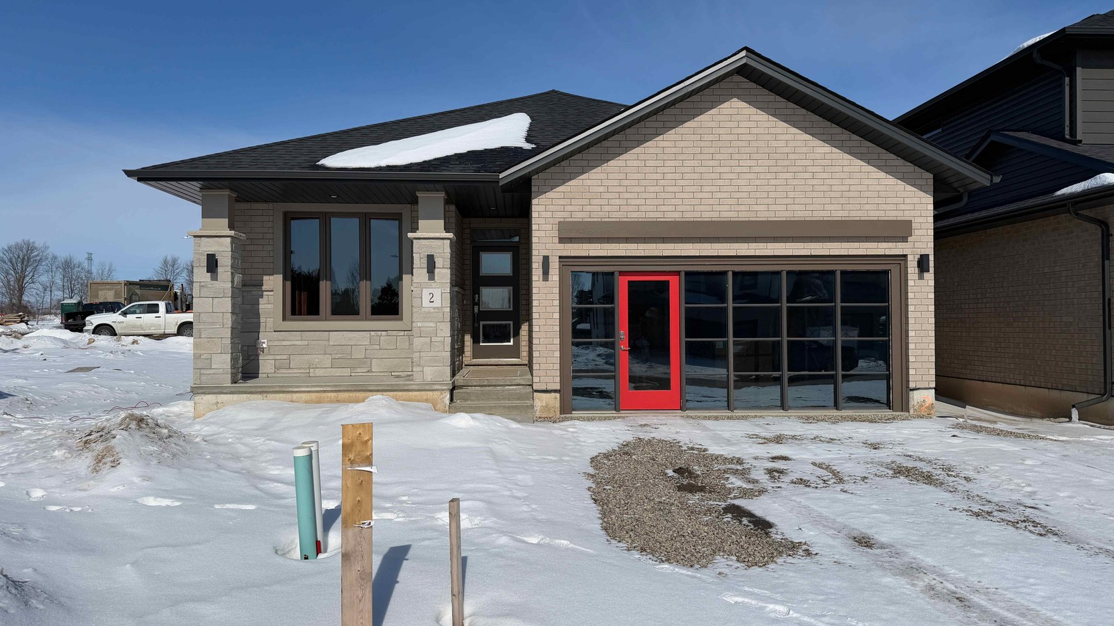 Northcrest Estates townhome exterior by Hayhoe Homes