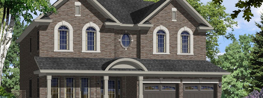 New homes at Honey Hill development by Highcastle Homes in Alliston, Ontario