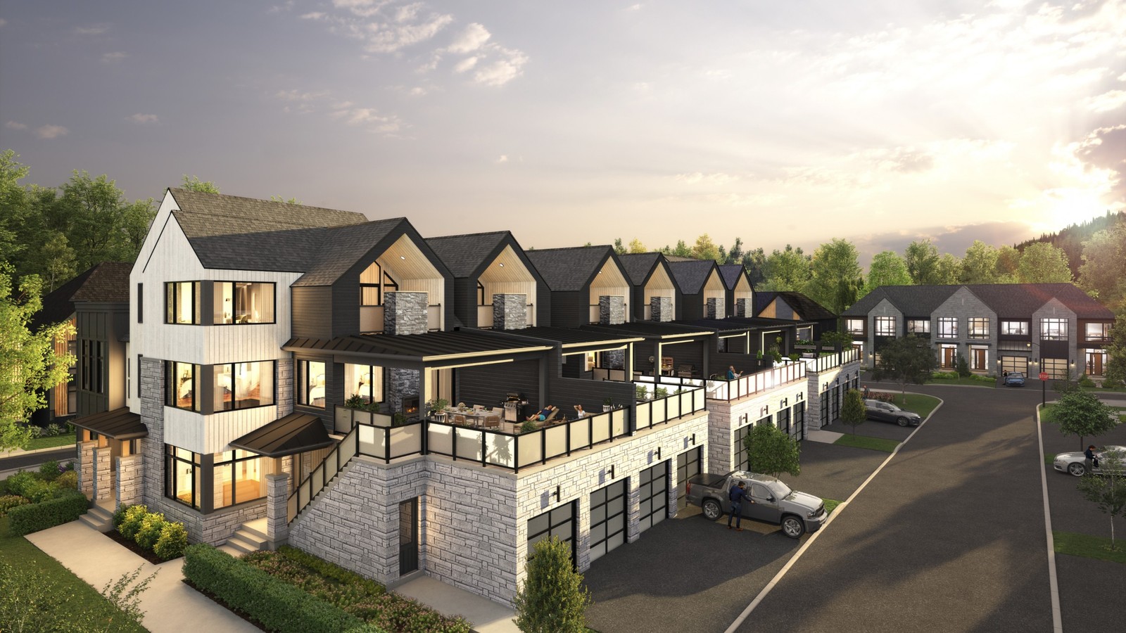 Altitude at Blue Mountain terrace rendering
