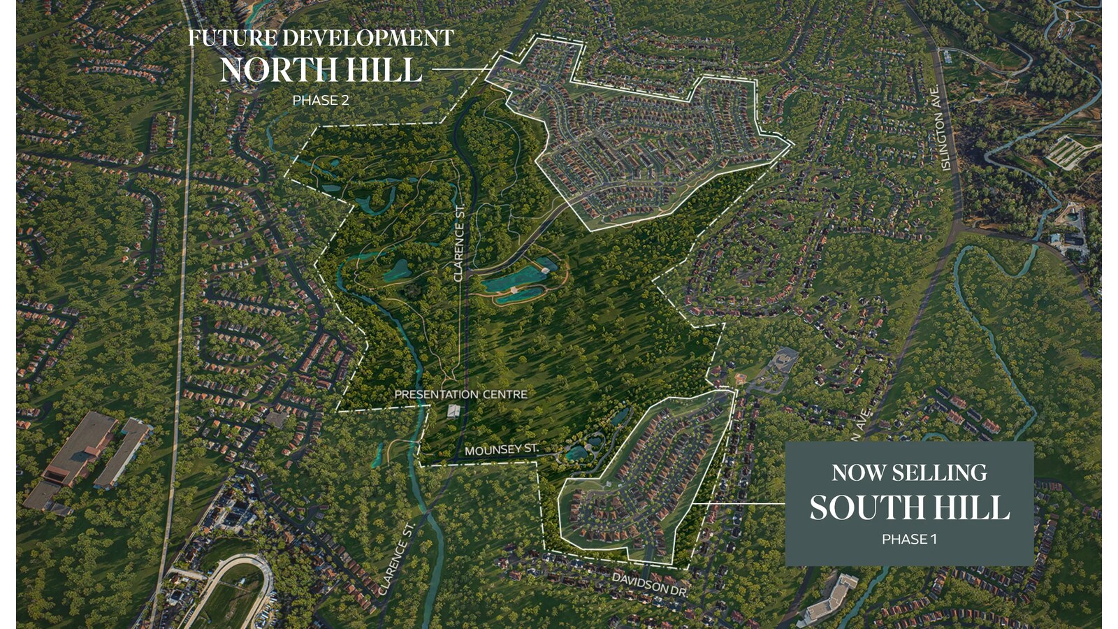 Site plan for The Valley in Woodbridge, Ontario