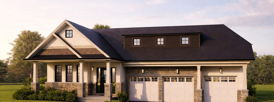 New homes at Beach Walk development by Marz Homes in Crystal Beach, Ontario