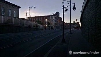 Wyndham St at Carden St at night