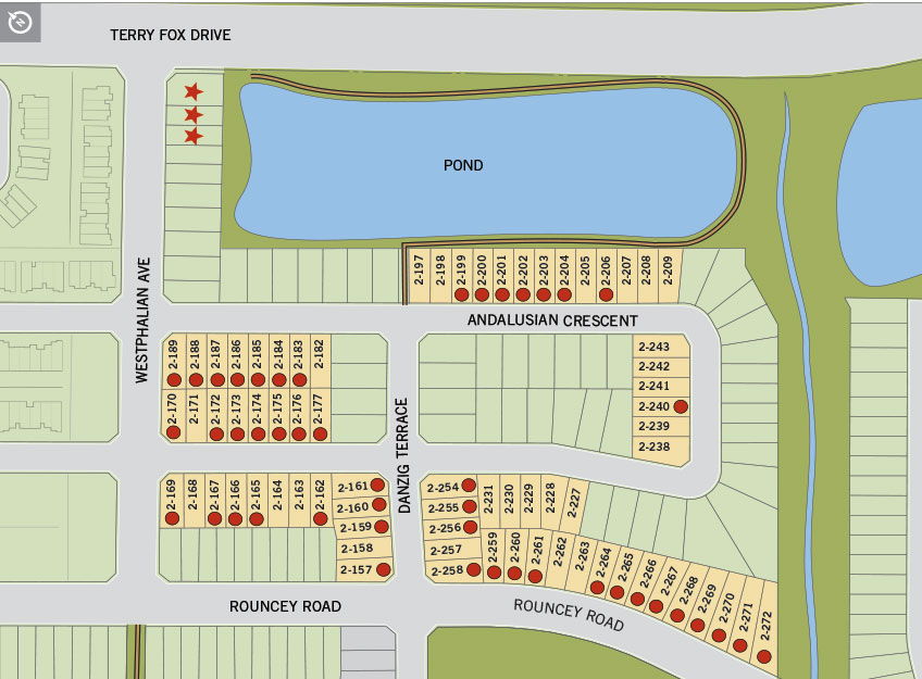 Site plan for Blackstone in Kanata, Ontario