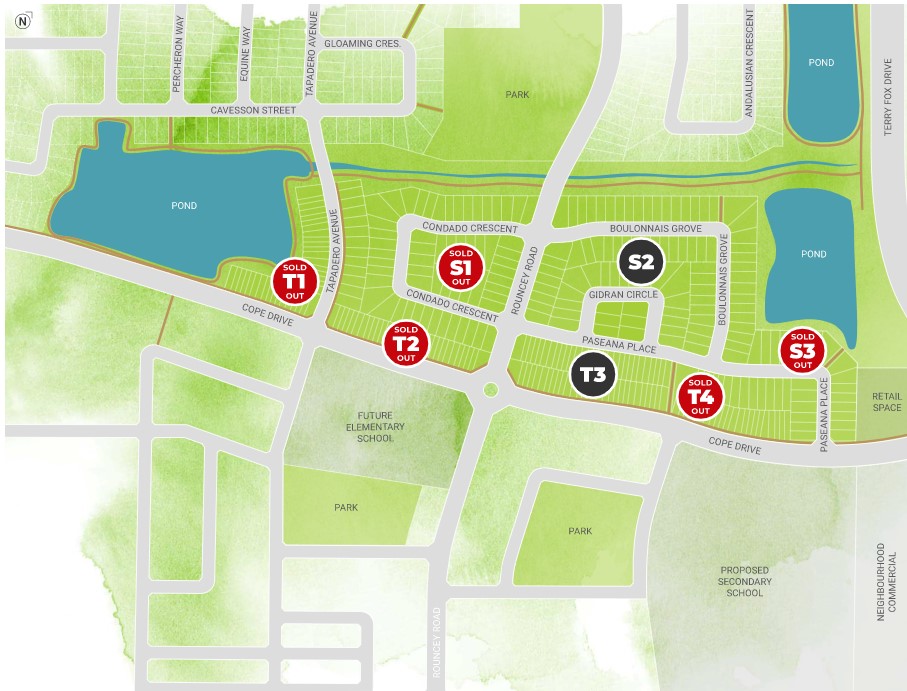 Site plan for Blackstone in Kanata, Ontario