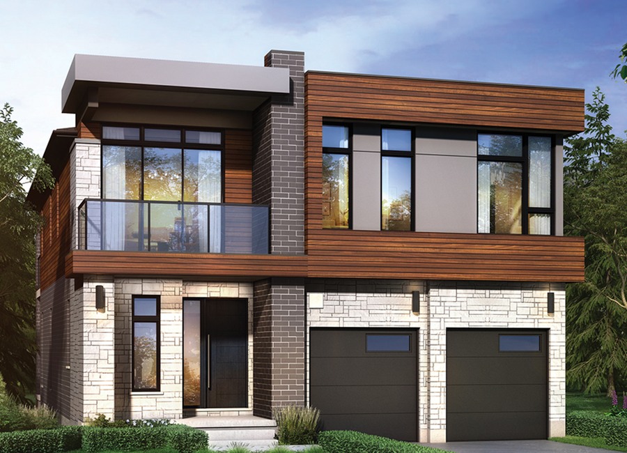 Vista Hills modern home rendering
