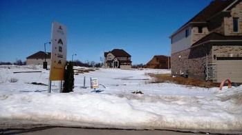 Lot 62 - March 12, 2015 (Model home in distance)