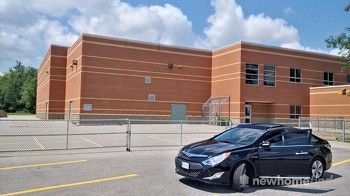 Mitchell Woods Public School from rear