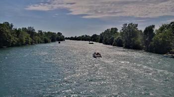 Welland River at Portage Rd bridge