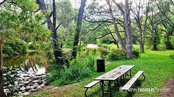 Eat lunch and play in river