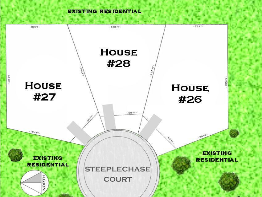 Site plan for Steeplechase Court in St. Thomas, Ontario