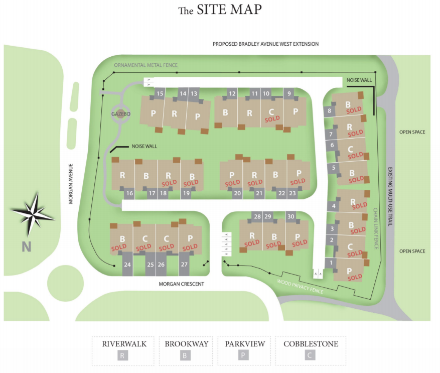 Site plan for Westwood Village Condominiums in London, Ontario