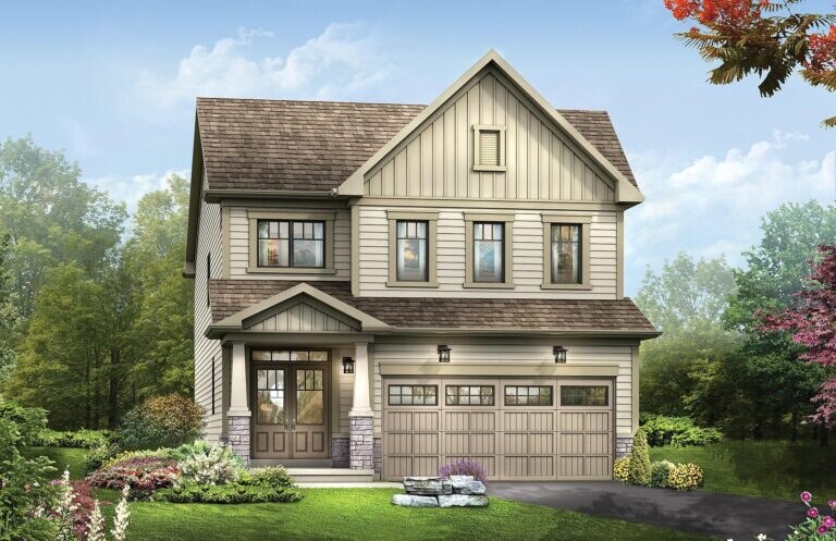 Sauble detached home exterior at Avalon by Empire Communities