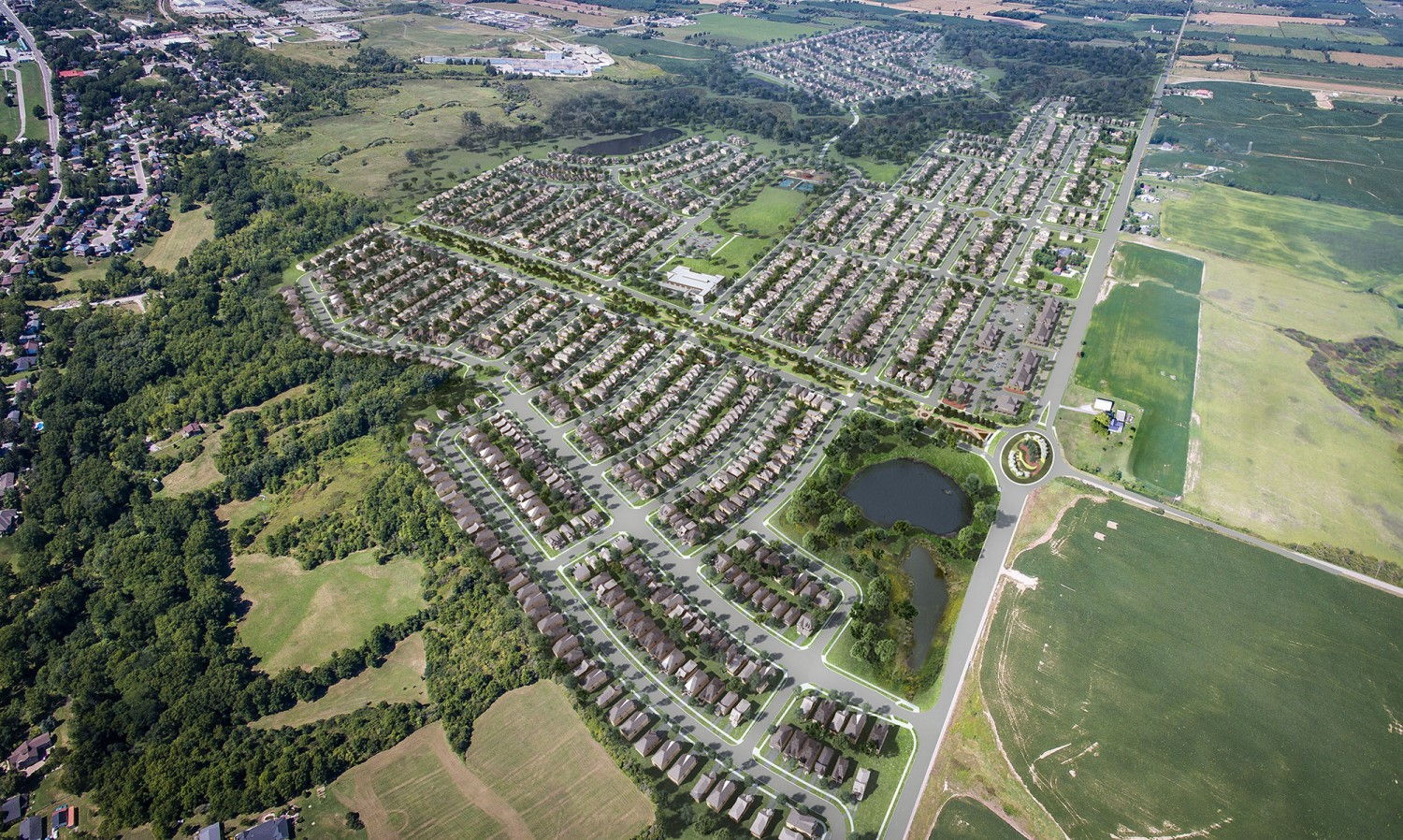 Site plan for Avalon in Caledonia, Ontario