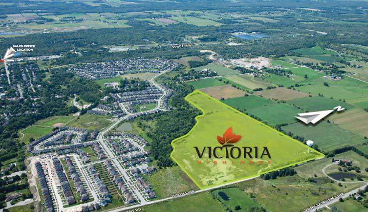 Site plan for Victoria Highlands (Av) in Mount Albert, Ontario