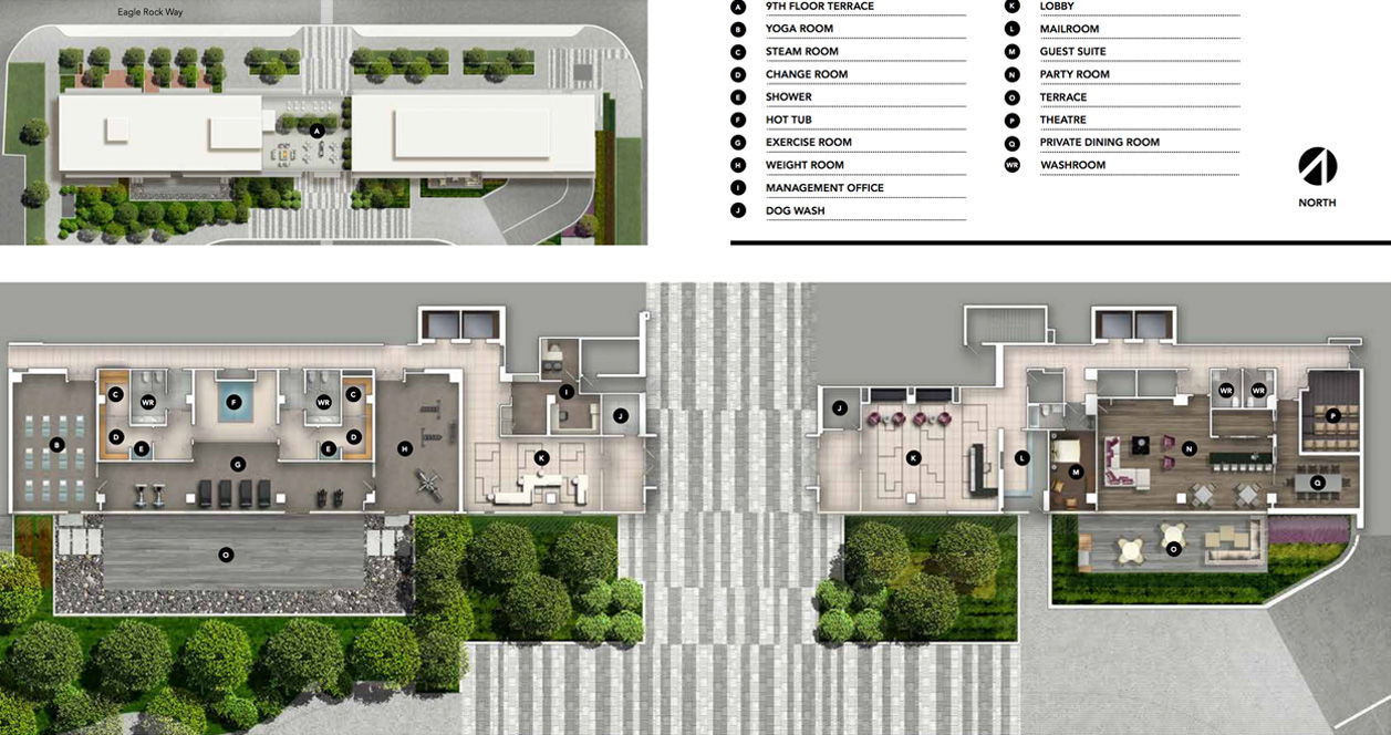 Site plan for Indigo Condominiums in Vaughan, Ontario