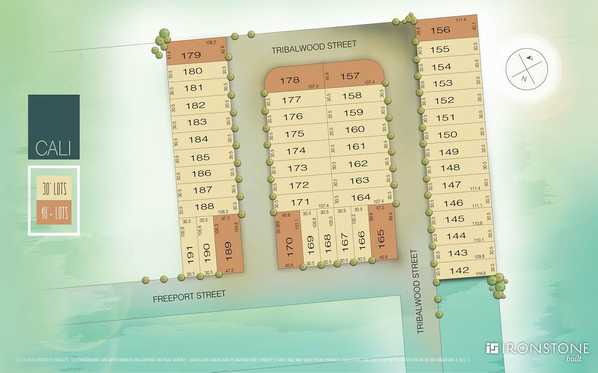 Site plan for Cali in London, Ontario