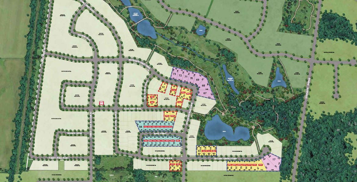 Site plan for Kleinburg Crown Estates (Ca) in Kleinburg, Ontario