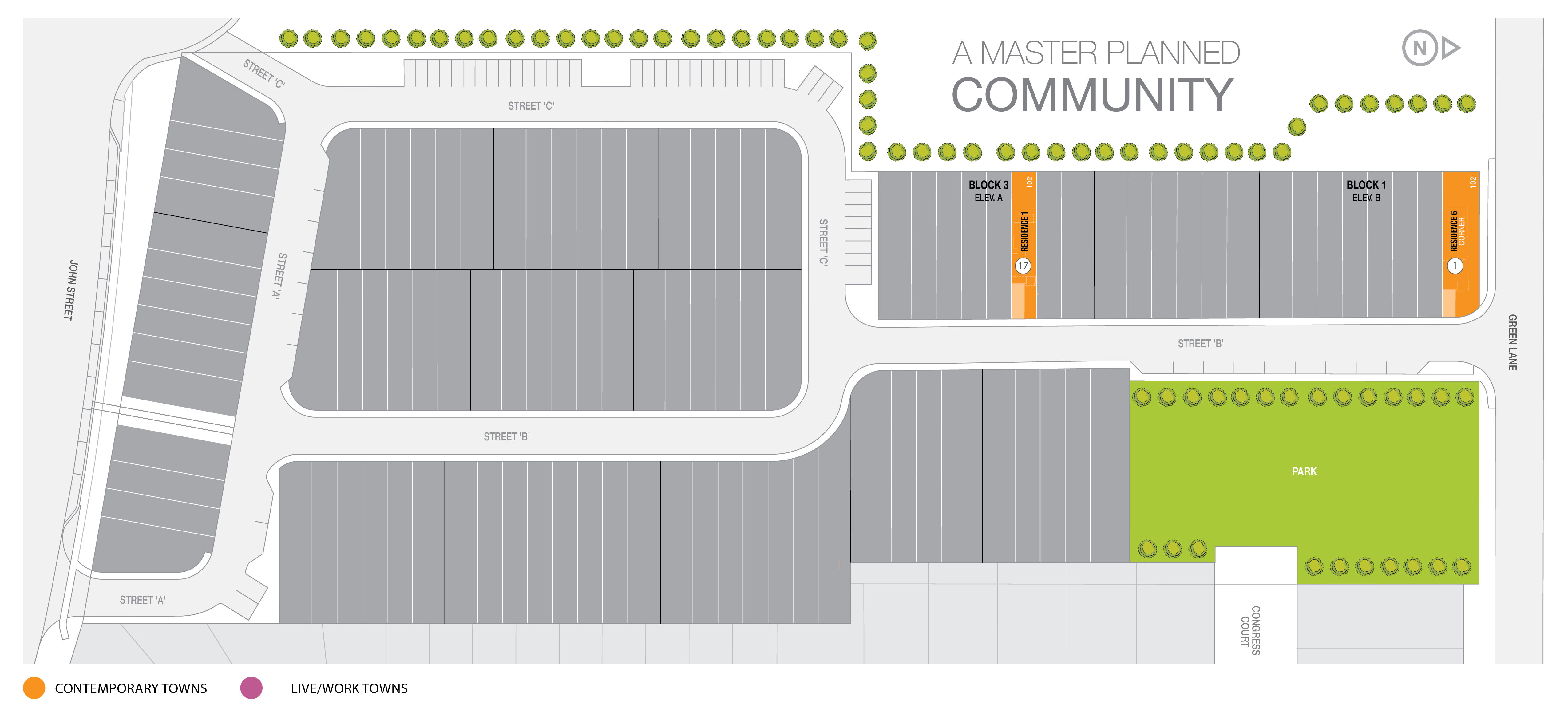 Site plan for Otto in Toronto, Ontario