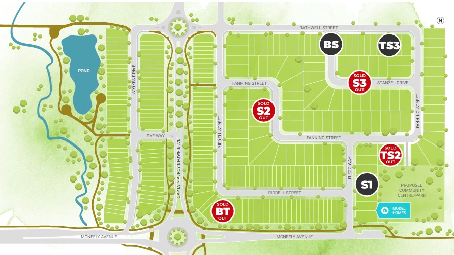 Site plan for Miller's Crossing in Ottawa, Ontario