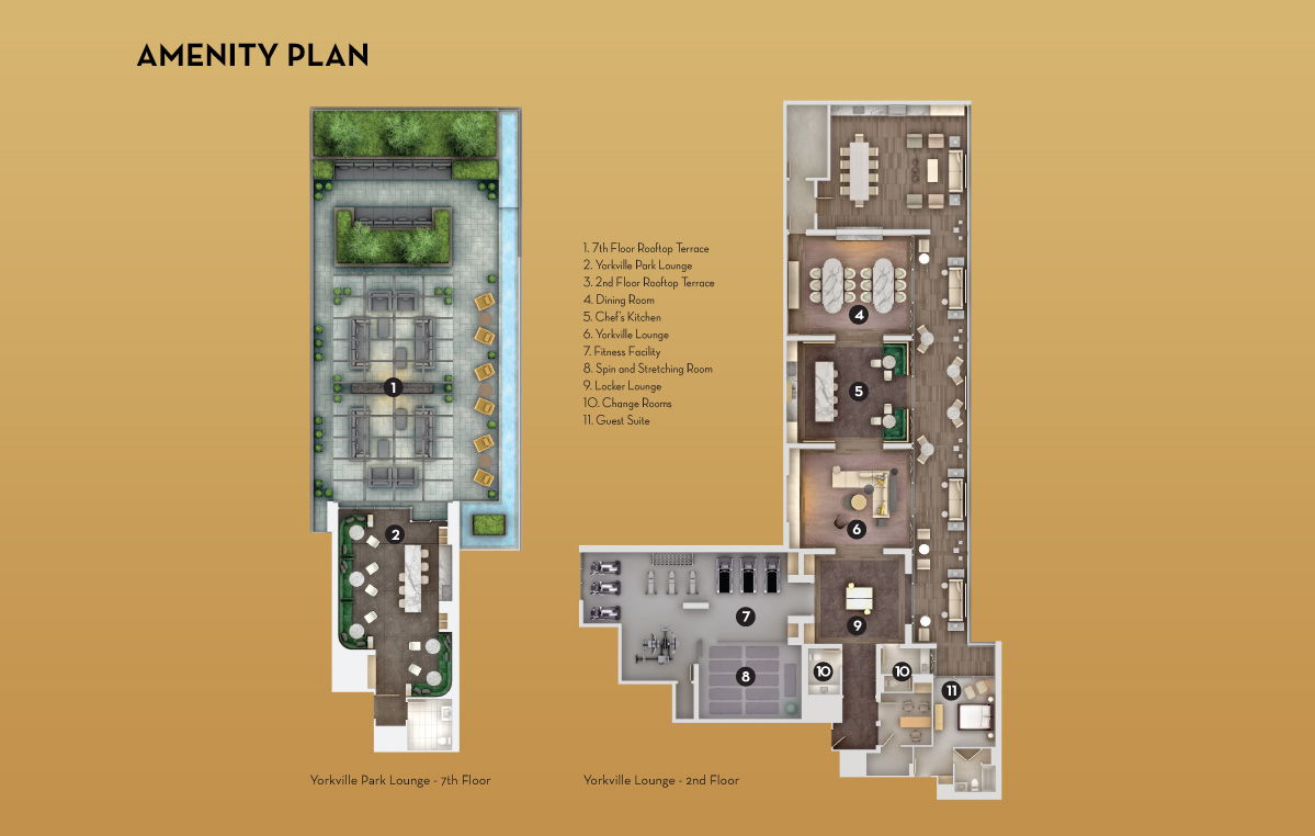 Site plan for Yorkville Park in Toronto, Ontario