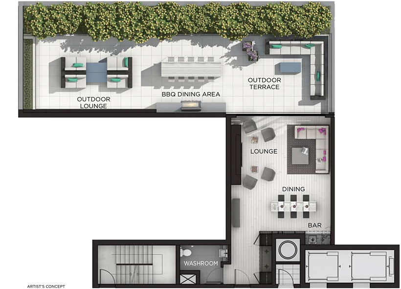 Site plan for 90 Niagara in Toronto, Ontario