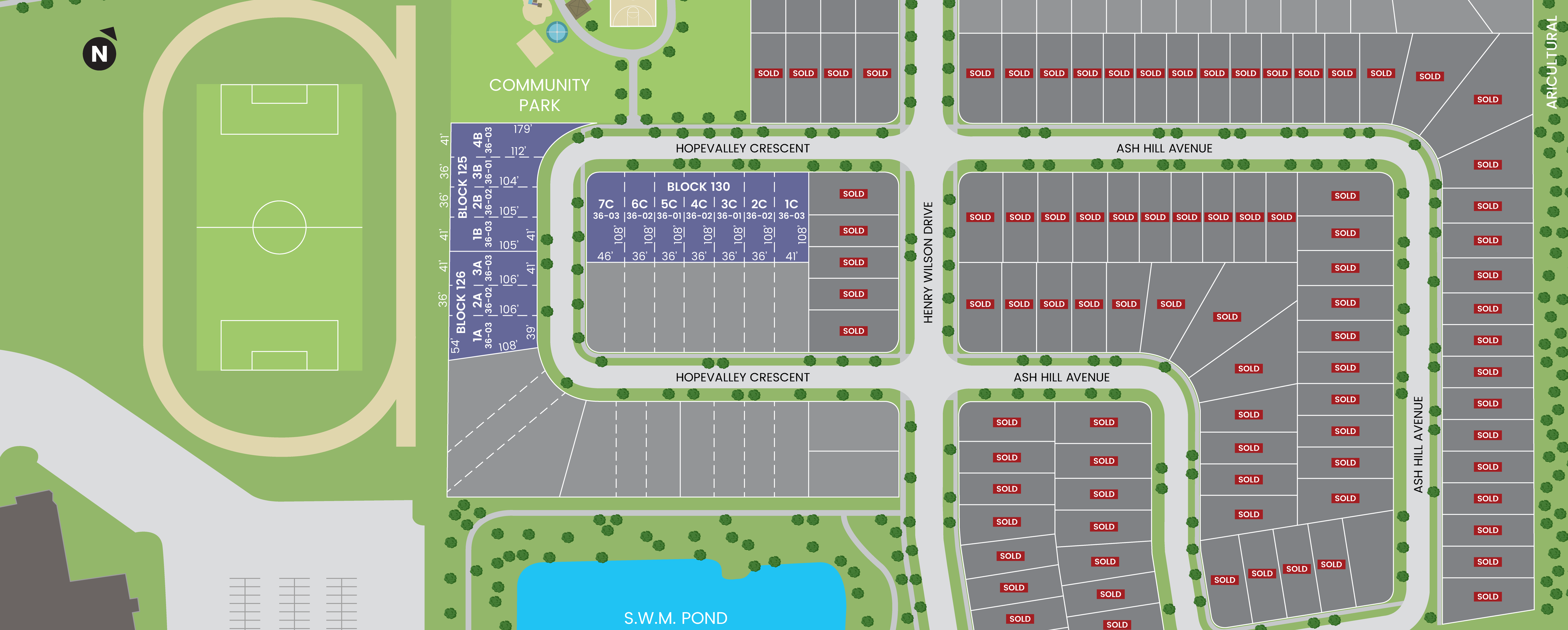 Site plan for Pathways in Bolton, Ontario