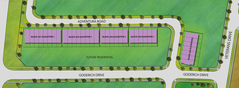 Site plan for High Point in Brampton, Ontario