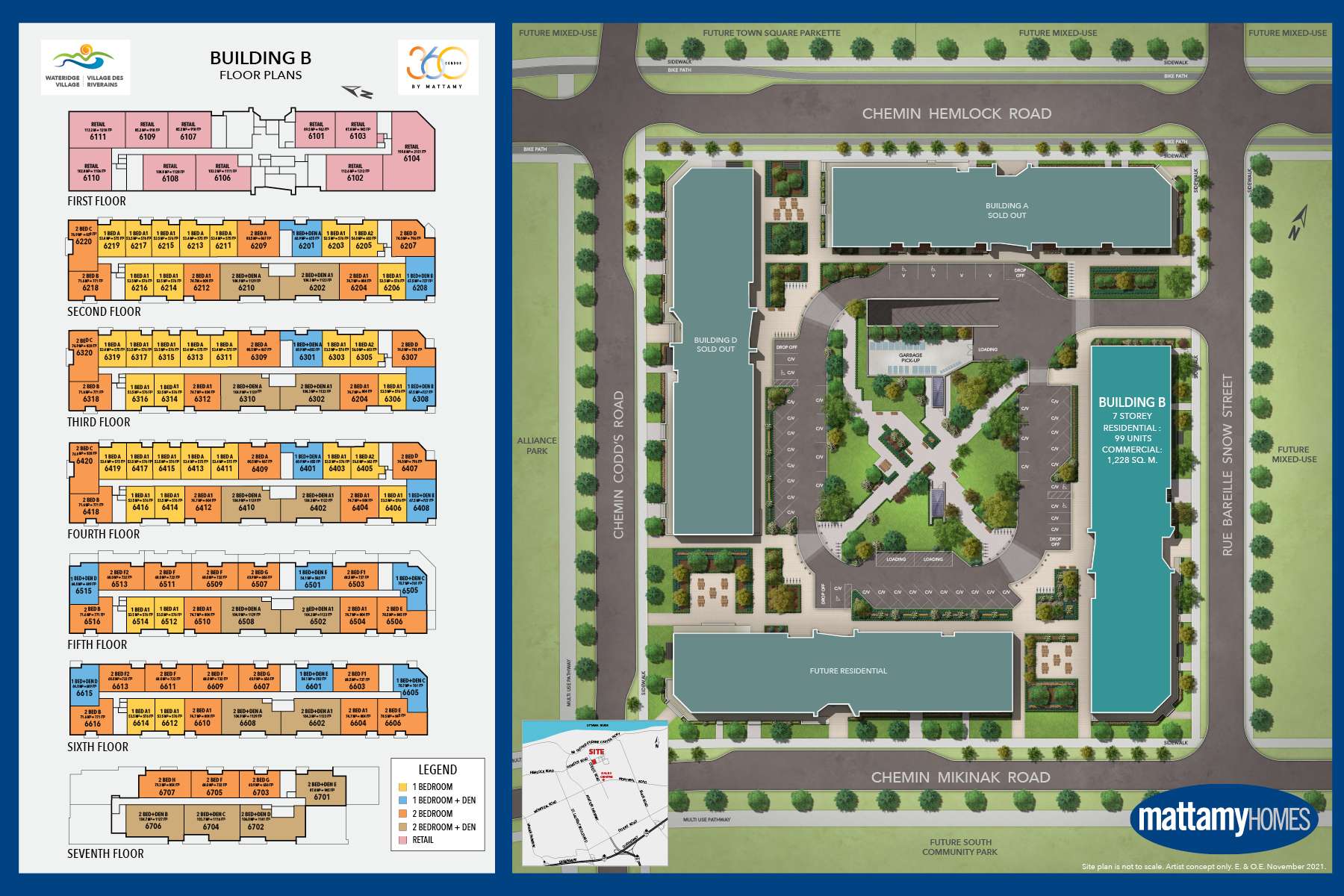 Site plan for 360 Condos in Ottawa, Ontario