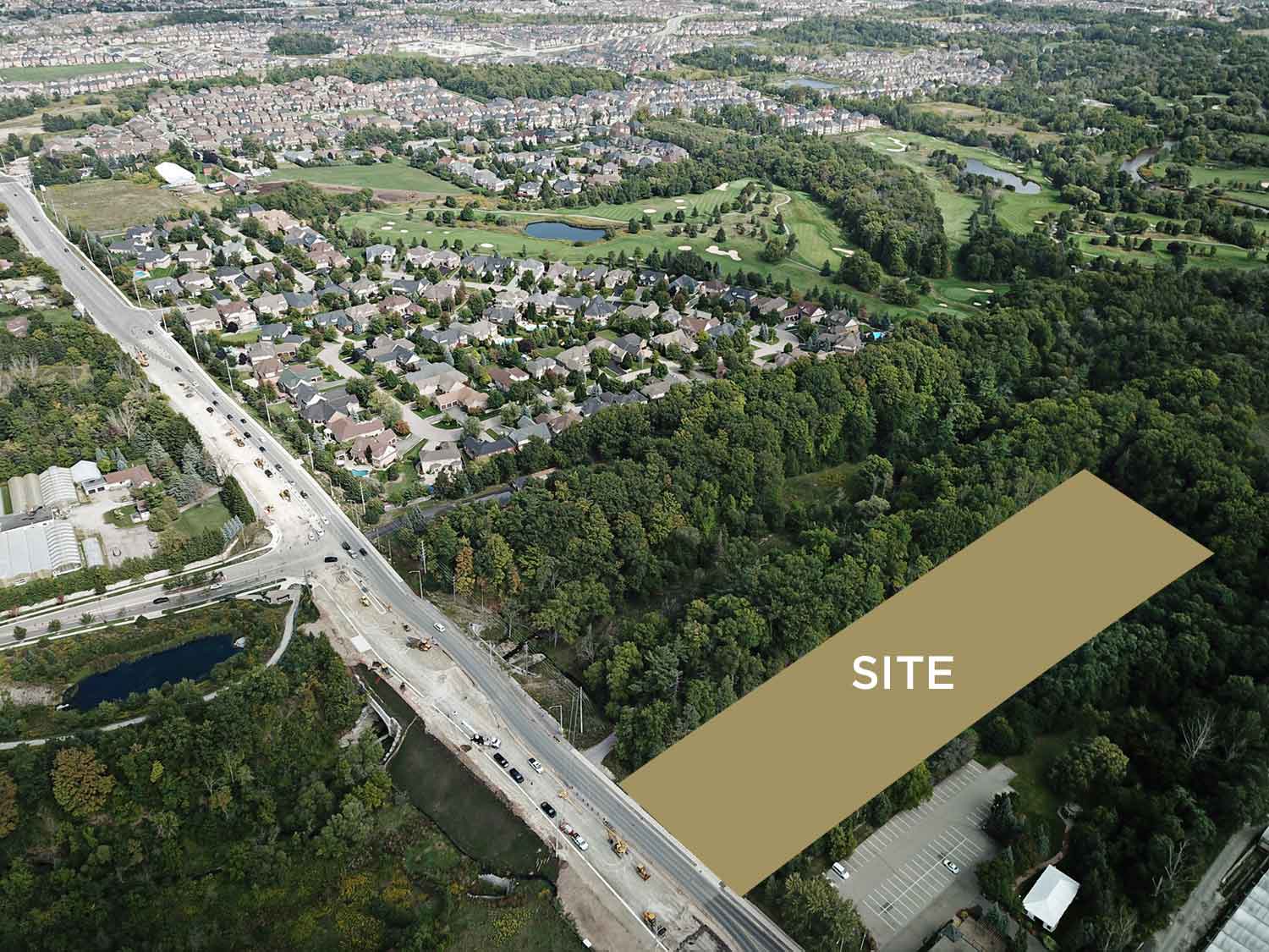 Site plan for Queen's Lane in Brampton, Ontario